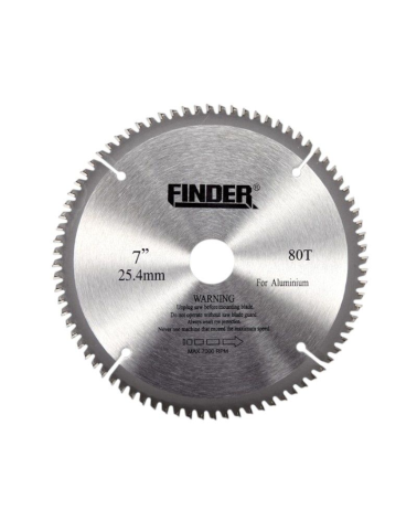 Δίσκος κοπής αλουμινίου - TCT - 7" - Φ80 - 80T - Finder
