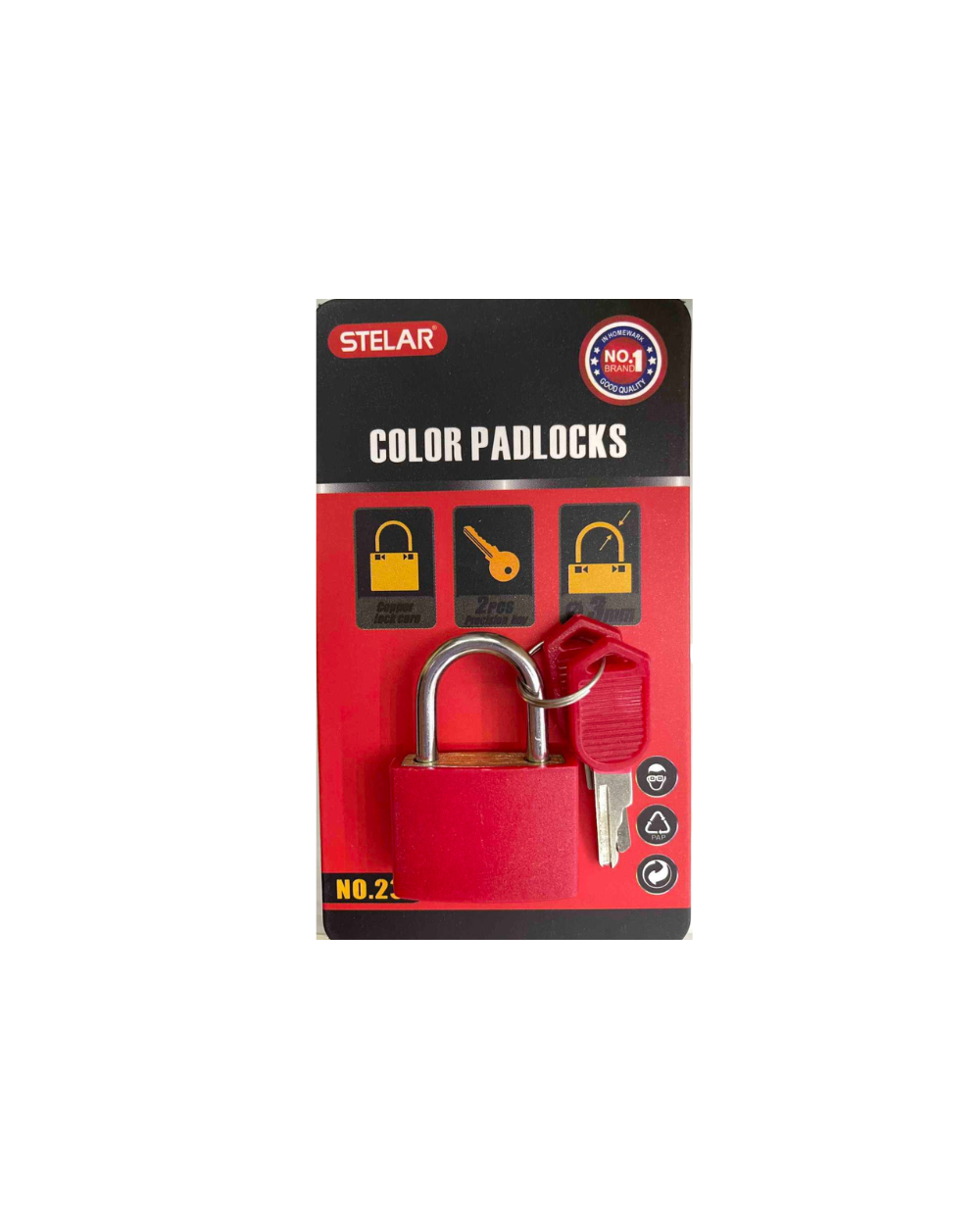 Λουκέτο κοντό - STELAR - 3mm - TKS28