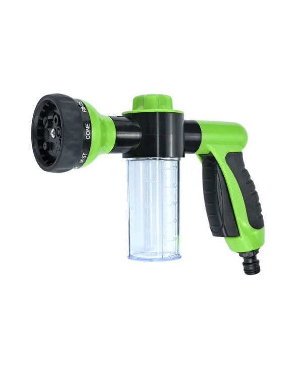 Πιστόλι ποτίσματος για λάστιχο με δοχείο σαπουνιού