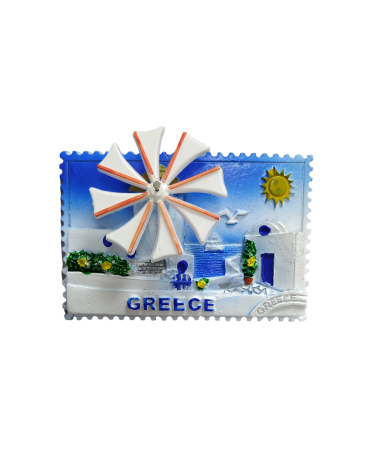 Tουριστικό μαγνητάκι Souvenir – Σετ 12pcs - Resin Magnet - Greece
