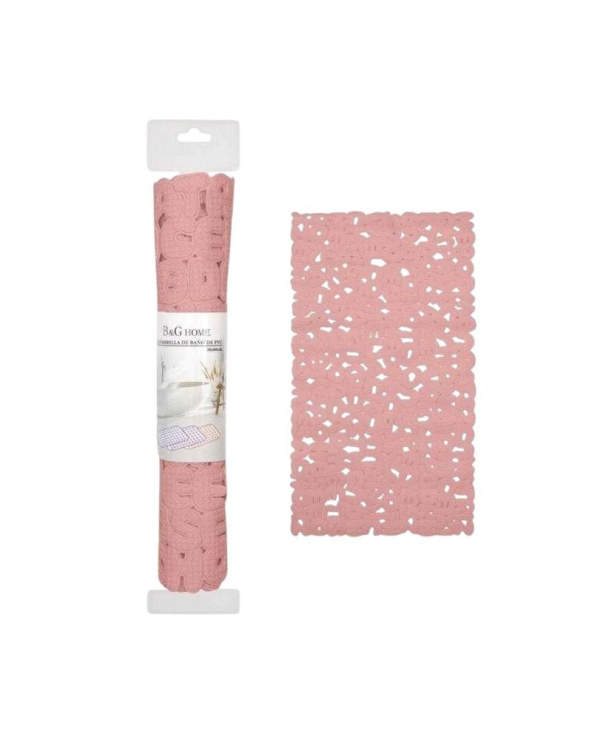 Αντιολισθητικό πατάκι μπάνιου - M0839 - 36x66cm - Pink