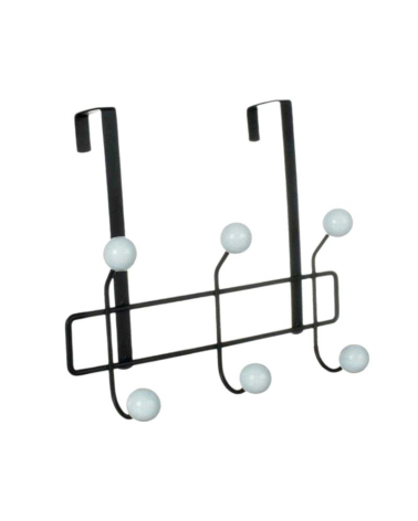 Μεταλλική κρεμάστρα πόρτας 3 θέσεων