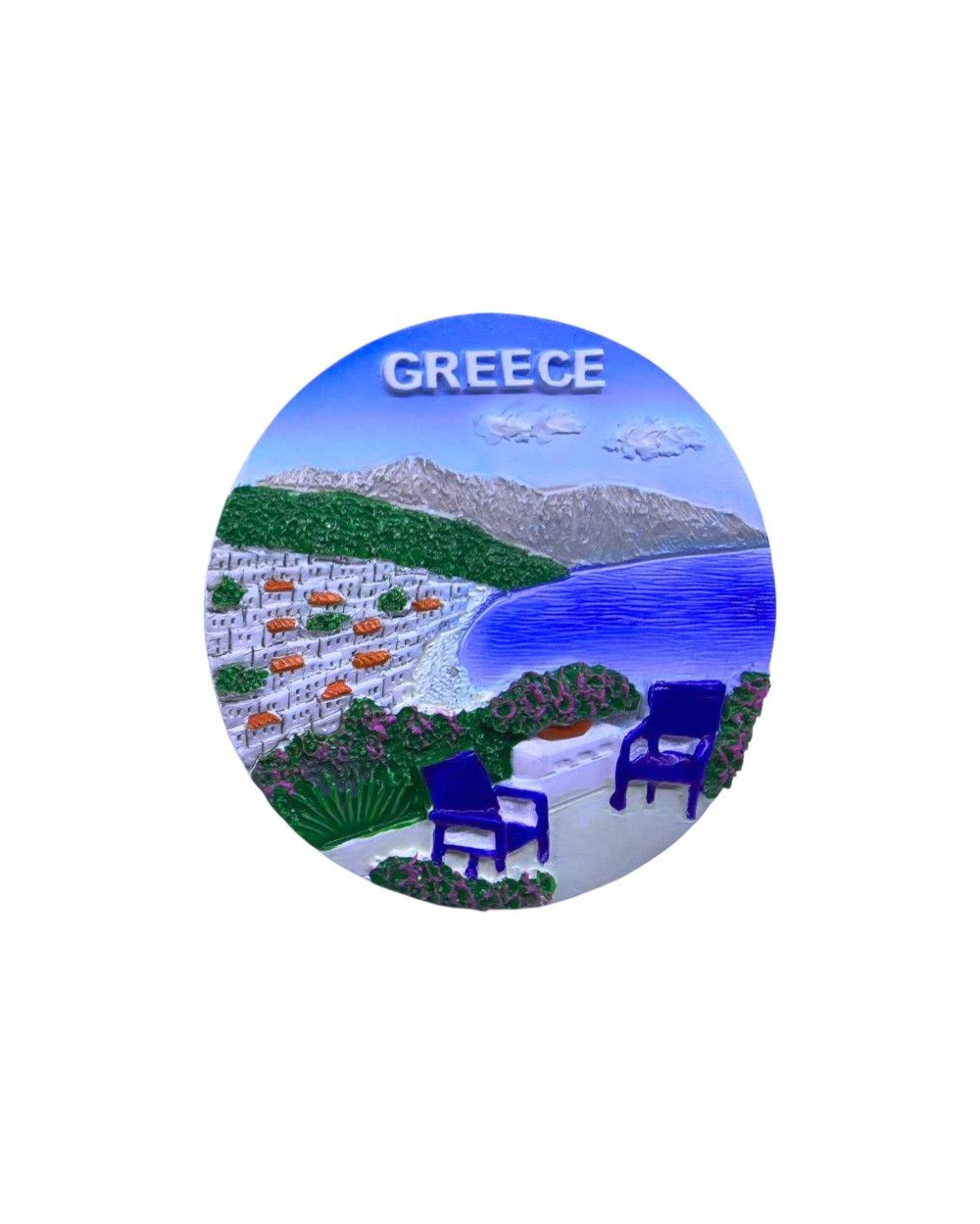 Τουριστικό μαγνητάκι Souvenir - Σετ 12pcs - Greece