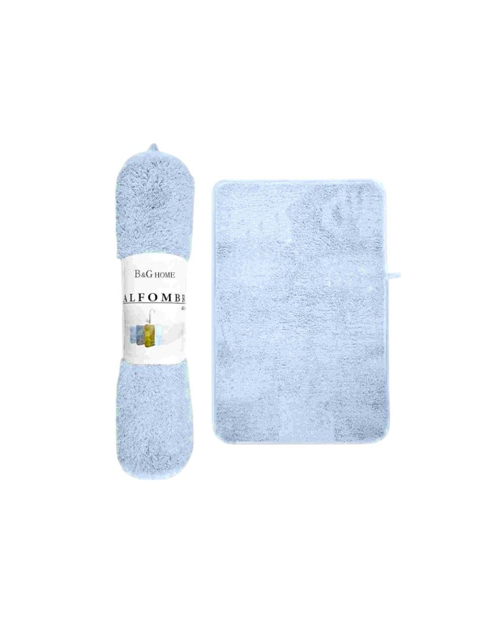 Πατάκι μπάνιου - M0842 - 40x60cm - Light Blue