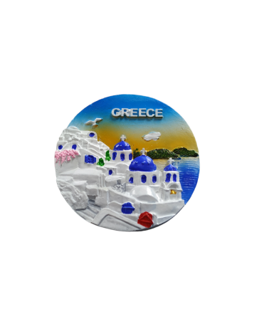 Tουριστικό μαγνητάκι Souvenir – Σετ 12pcs - Resin Magnet - Greece