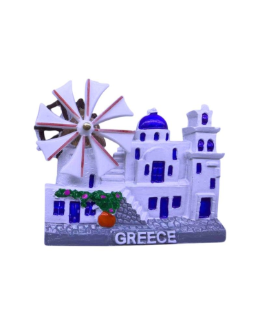 Τουριστικό μαγνητάκι Souvenir - Σετ 12pcs - Greece