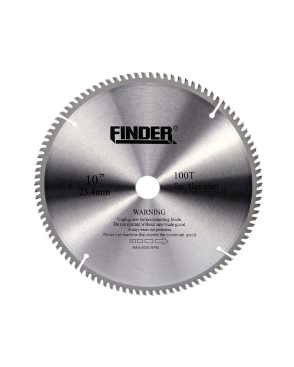 Δίσκος κοπής αλουμινίου - TCT - 10" - Φ255 - 100T - Finder
