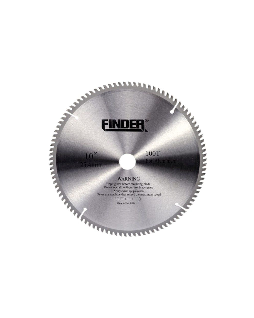 Δίσκος κοπής αλουμινίου - TCT - 10" - Φ255 - 100T - Finder