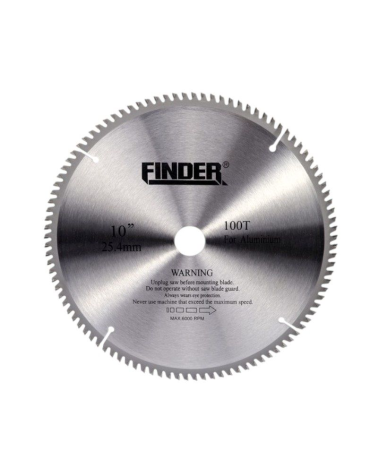 Δίσκος κοπής αλουμινίου - TCT - 10" - Φ255 - 100T - Finder