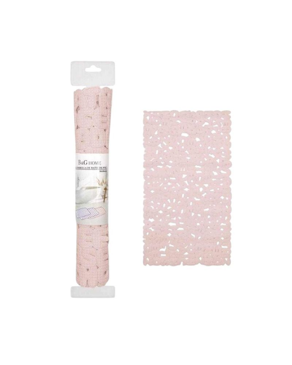 Αντιολισθητικό πατάκι μπάνιου - M0826 - 36x66cm - Light Pink