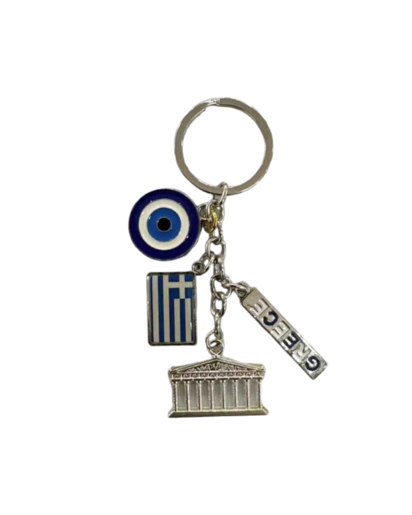 Τουριστικό μπρελόκ Souvenir - Σετ 12pcs - Ματάκι/Greece