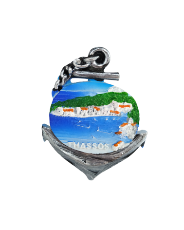 Tουριστικό μαγνητάκι Souvenir – Σετ 12pcs - Resin Magnet - Thassos - 678122