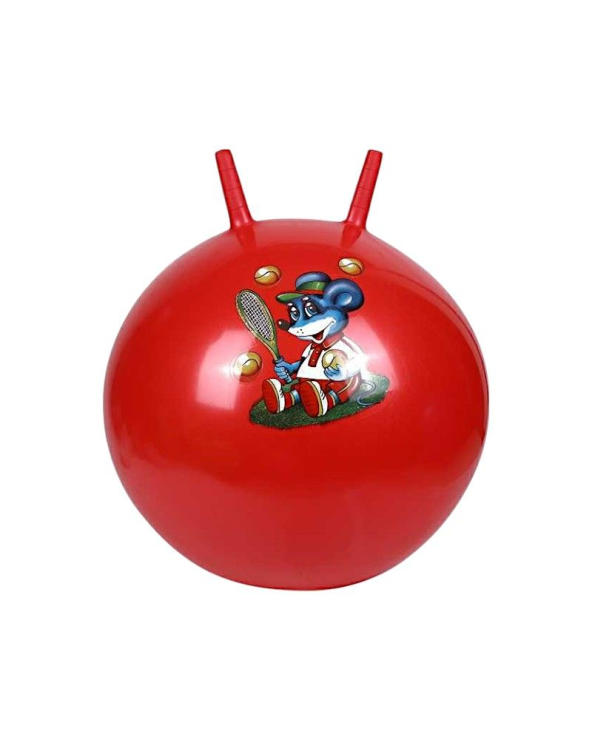 Φουσκωτή μπάλα αναπήδησης Hop-Hop - 55350-02 - 55cm - 982314 - Red