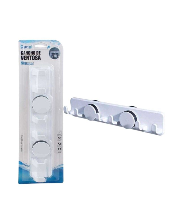 Επιτοίχια κρεμάστρα μπάνιου με βεντούζες