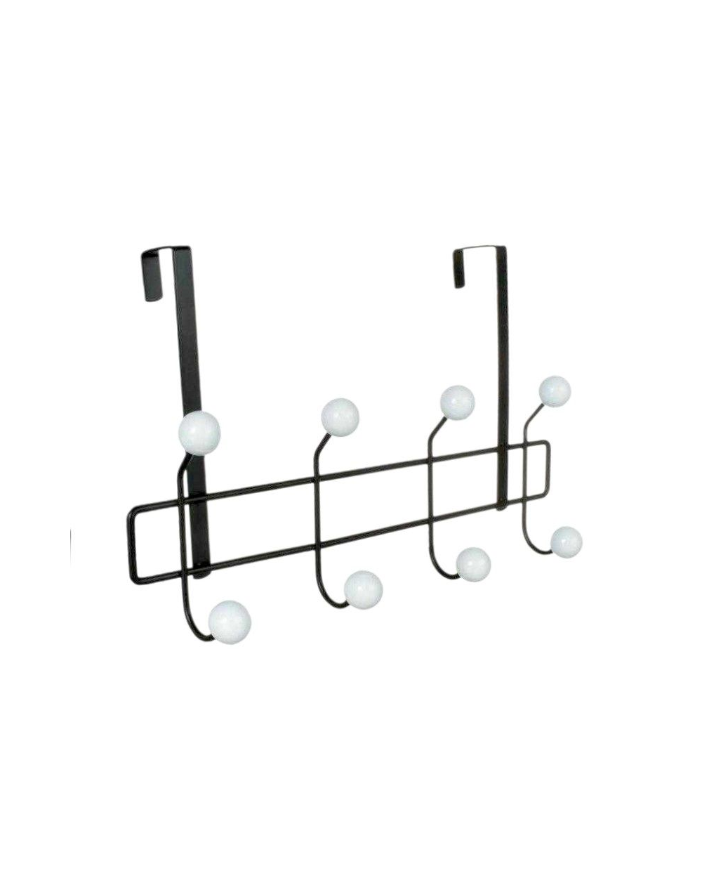 Μεταλλική κρεμάστρα πόρτας 4 θέσεων