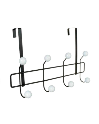 Μεταλλική κρεμάστρα πόρτας 4 θέσεων