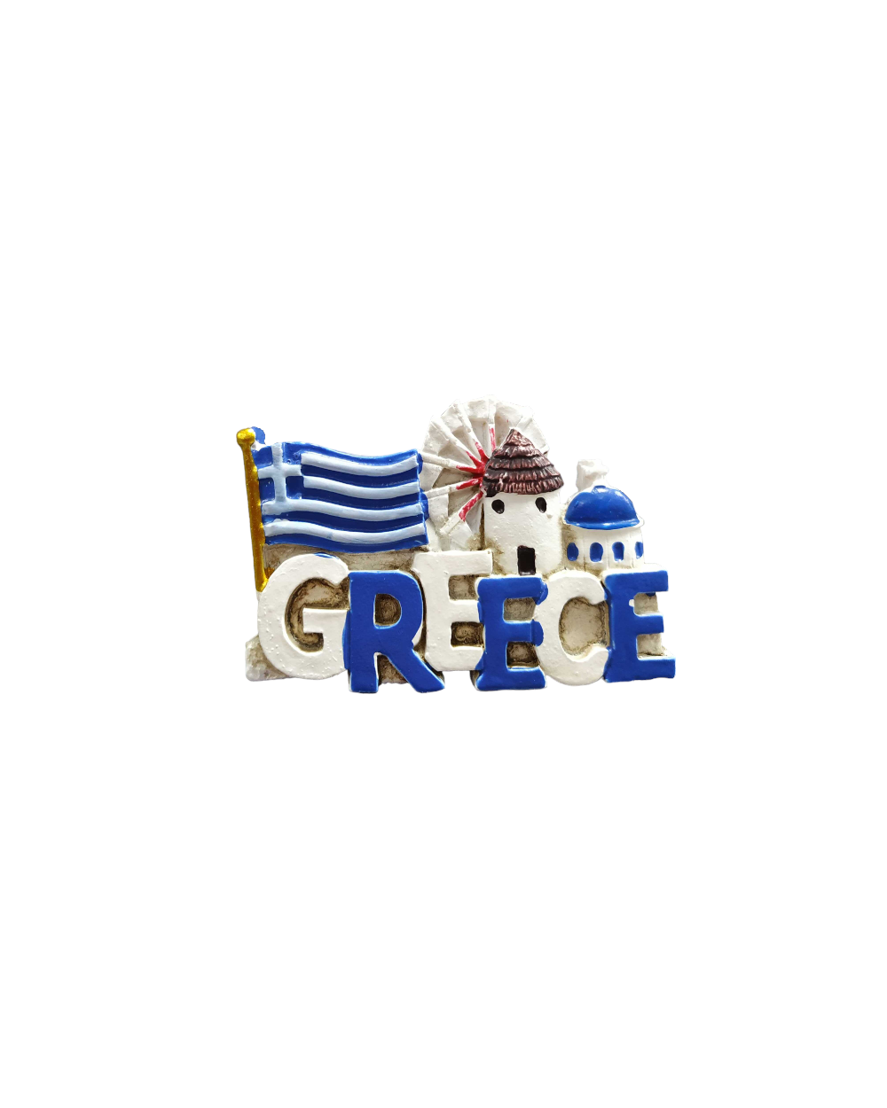 Tουριστικό μαγνητάκι Souvenir – Σετ 12pcs - Resin Magnet - Greece