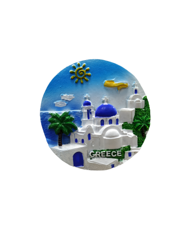 Tουριστικό μαγνητάκι Souvenir – Σετ 12pcs - Resin Magnet - Greece