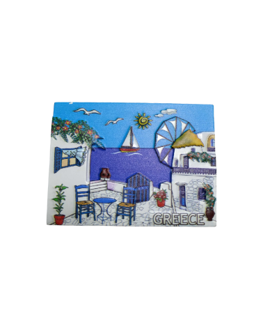 Tουριστικό μαγνητάκι Souvenir – Σετ 12pcs - Resin Magnet - Greece