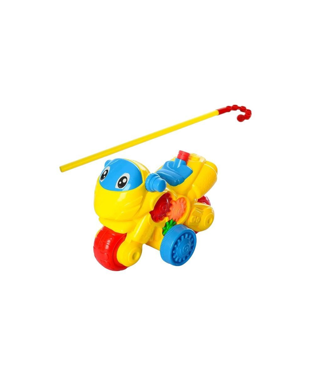 Συρόμενο παιχνίδι Μοτοσυκλέτα - 0377 - 117280 - Yellow