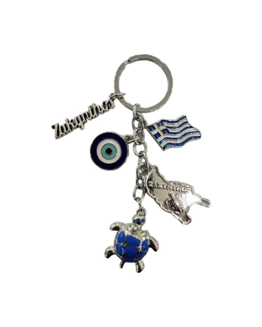 Τουριστικό μπρελόκ Souvenir - Σετ 12pcs - Ματάκι/Zakynthos