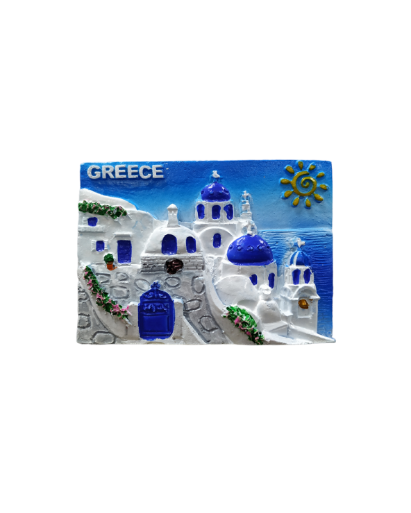 Tουριστικό μαγνητάκι Souvenir – Σετ 12pcs - Resin Magnet - Greece