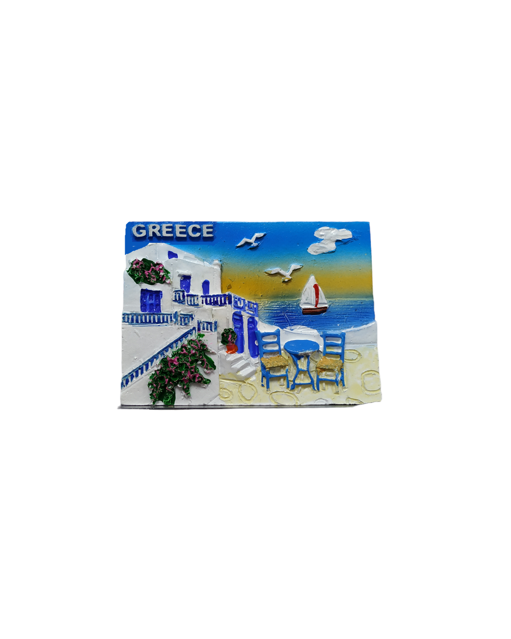 Tουριστικό μαγνητάκι Souvenir – Σετ 12pcs - Resin Magnet - Greece