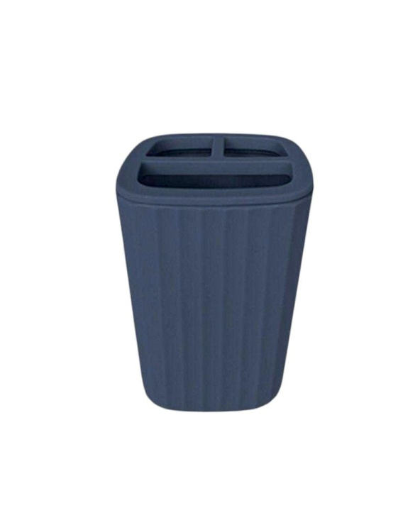 Θήκες οδοντόβουρτσας πλαστικές σε σετ 5Χ - Blue