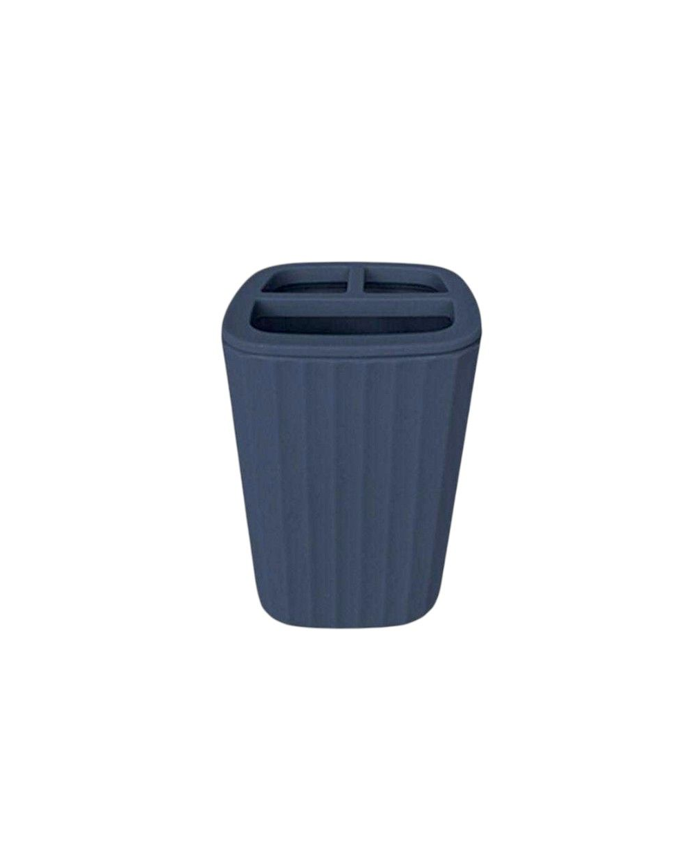 Θήκες οδοντόβουρτσας πλαστικές σε σετ 5Χ - Blue