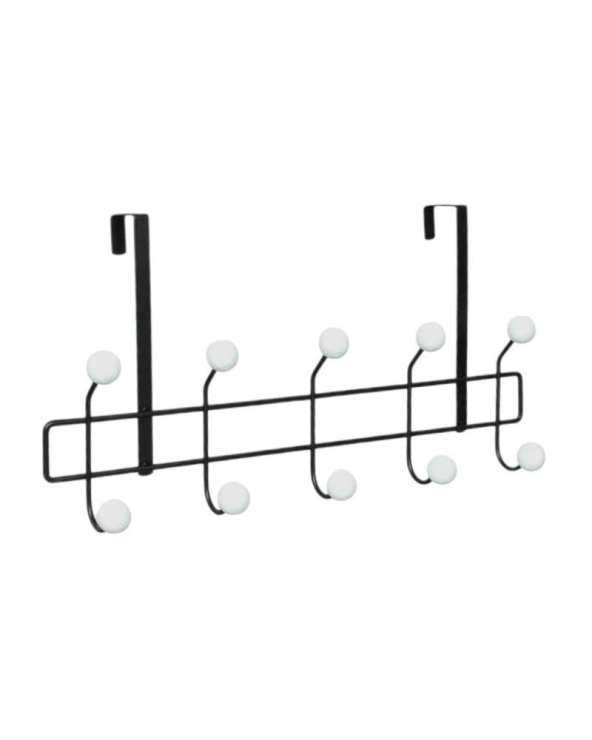 Μεταλλική κρεμάστρα πόρτας 5 θέσεων