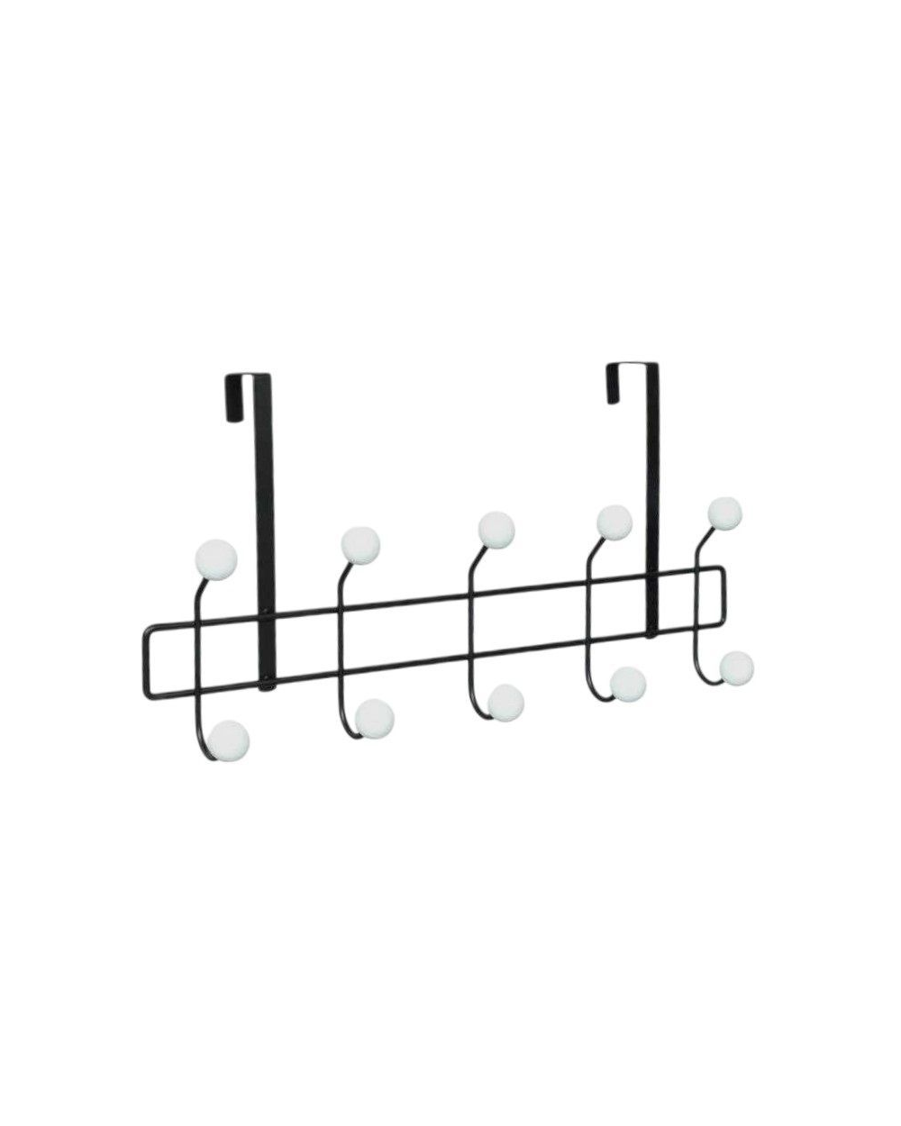 Μεταλλική κρεμάστρα πόρτας 5 θέσεων