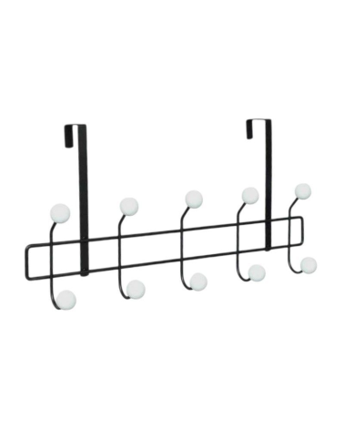 Μεταλλική κρεμάστρα πόρτας 5 θέσεων