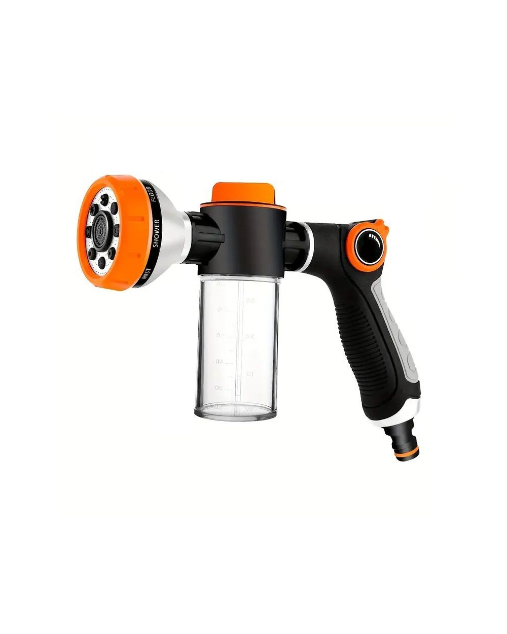 Πιστόλι ποτίσματος για λάστιχο με δοχείο σαπουνιού - 8in1 - 6202