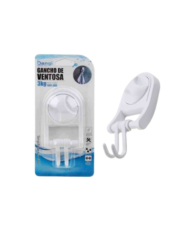 Κρεμάστρα μπάνιου διπλό άγκιστρο με βεντούζα