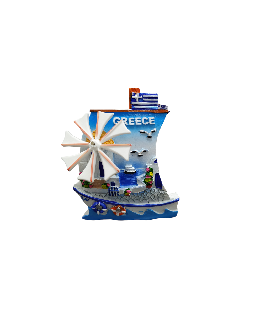 Tουριστικό μαγνητάκι Souvenir – Σετ 12pcs - Resin Magnet - Greece