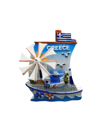 Tουριστικό μαγνητάκι Souvenir – Σετ 12pcs - Resin Magnet - Greece