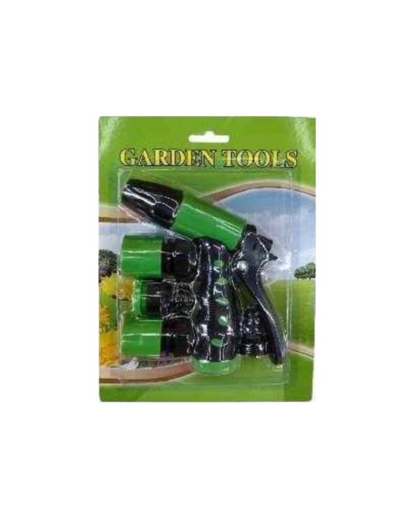 Σετ πιστόλι ποτίσματος για λάστιχο με ταχυσυνδέσμους - 5pcs - 1016