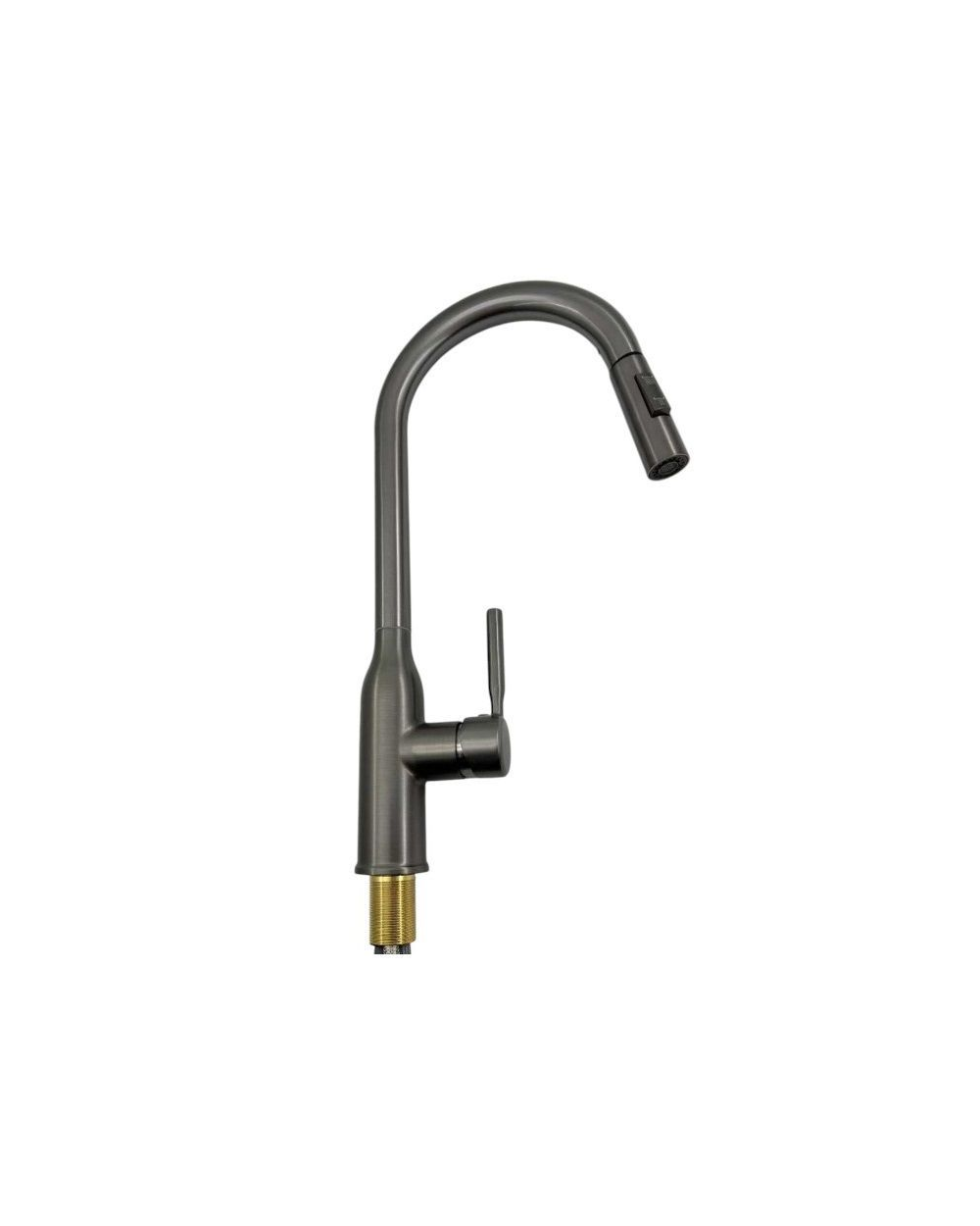 Μπαταρία βρύσης κουζίνας με επεκτεινόμενη κεφαλή - Grey