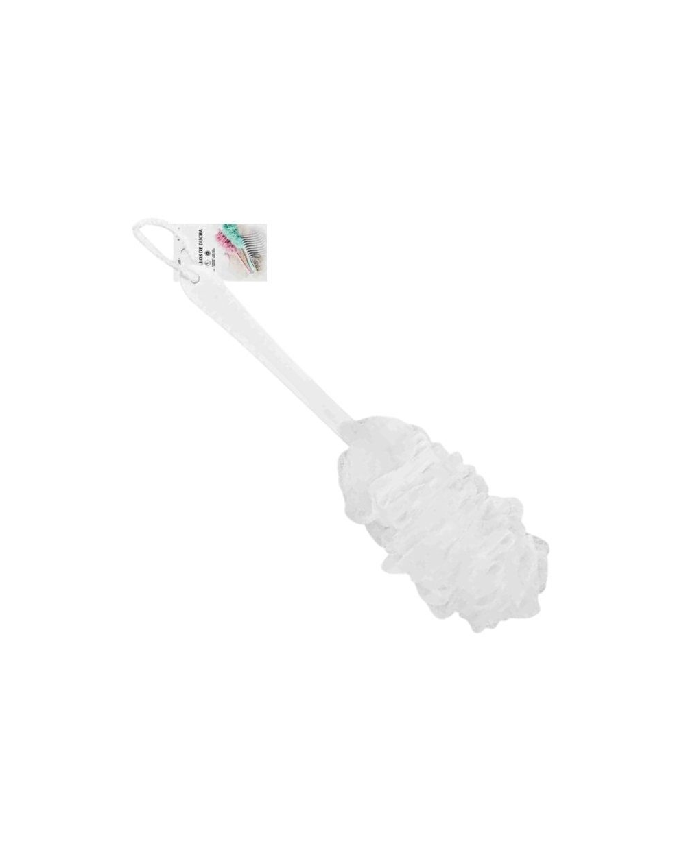 Σφουγγάρια μπάνιου δίχτυ σε σετ 6Χ - White