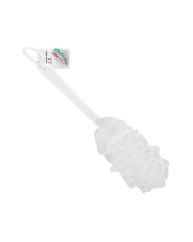 Σφουγγάρια μπάνιου δίχτυ σε σετ 6Χ - White