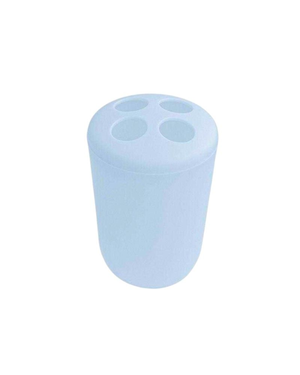 Θήκες οδοντόβουρτσας πλαστικές σε σετ 5Χ - Light Blue