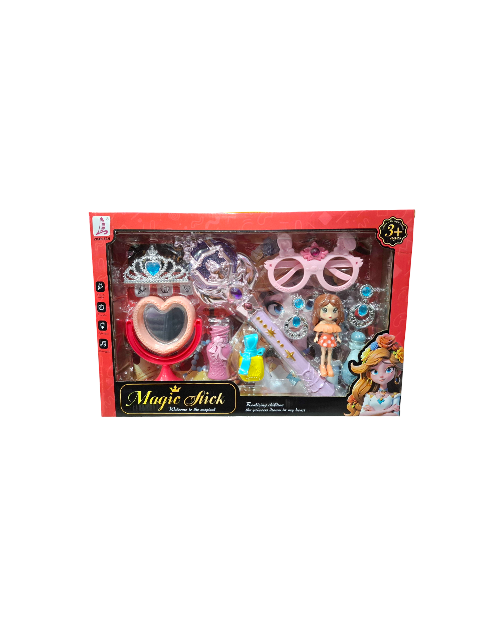 Σετ μαγικό ραβδί LED με αξεσουάρ ομορφιάς - 621-6