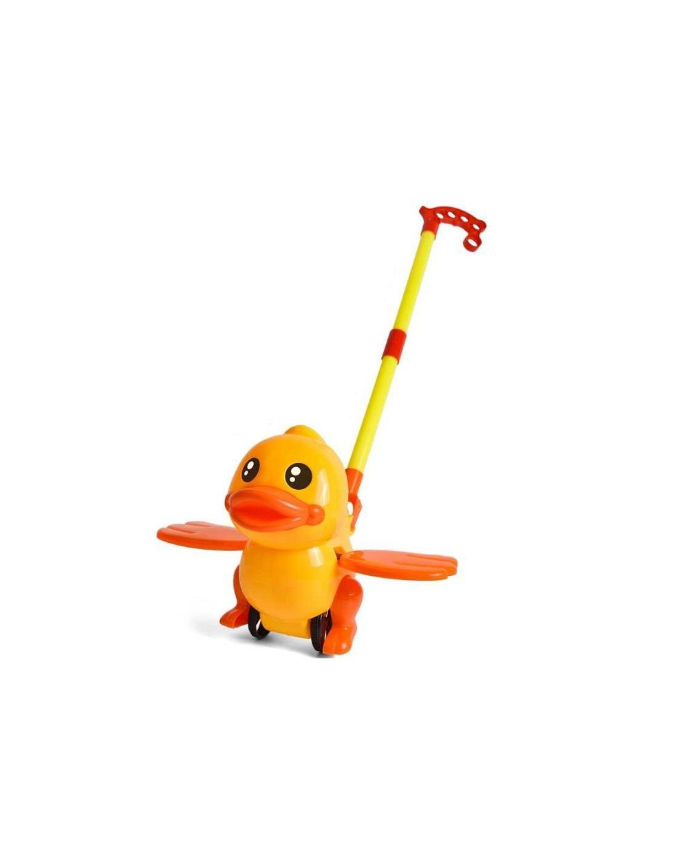 Συρόμενο παιχνίδι Παπάκι με φτερά - 360 - 117265 - Yellow