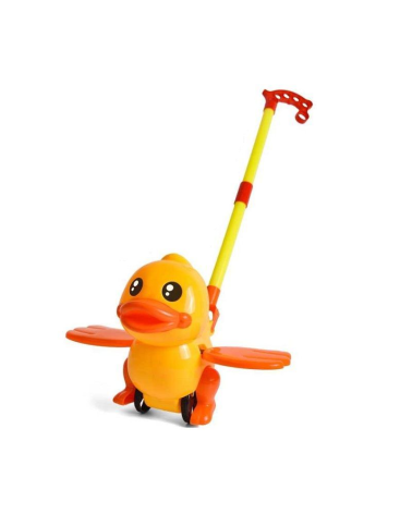 Συρόμενο παιχνίδι Παπάκι με φτερά - 360 - 117265 - Yellow