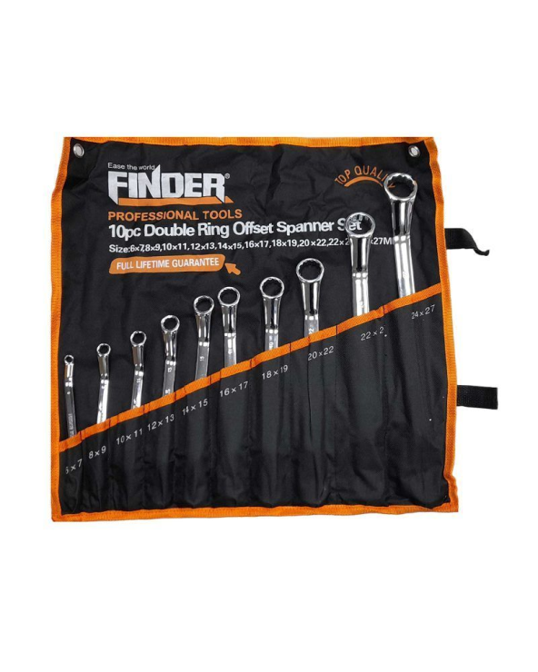 Σετ κλειδιά πολύγωνα κυρτά - 10pcs - Finder