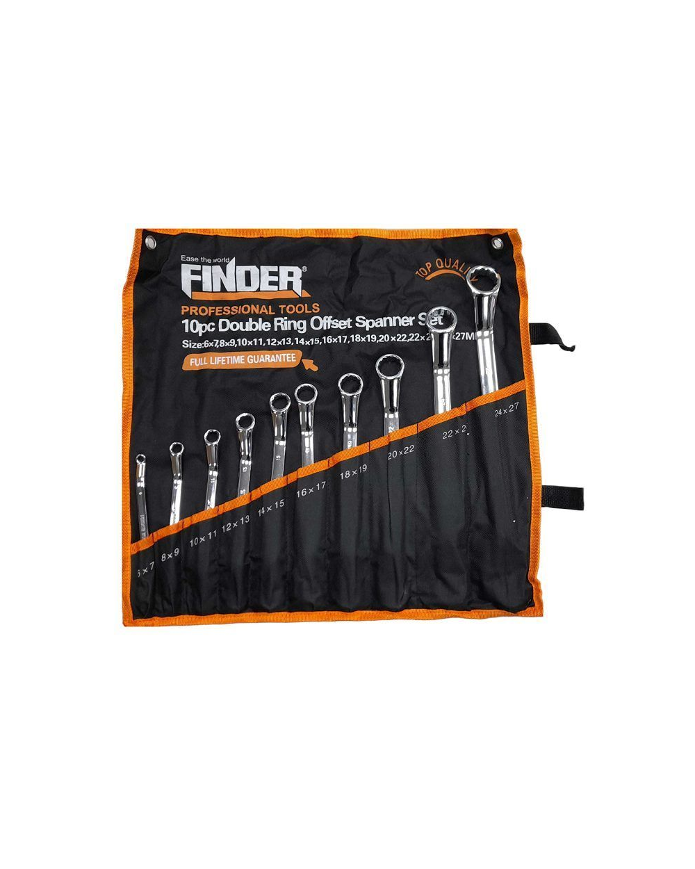 Σετ κλειδιά πολύγωνα κυρτά - 10pcs - Finder