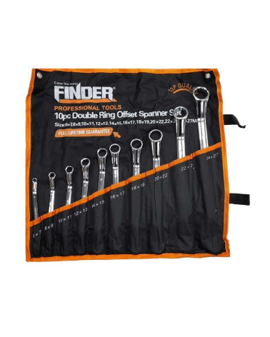 Σετ κλειδιά πολύγωνα κυρτά - 10pcs - Finder