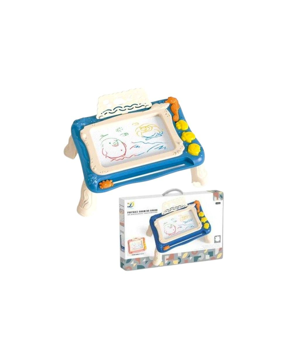 Μαγνητικός πίνακας ζωγραφικής - 651A - 215460 - Blue