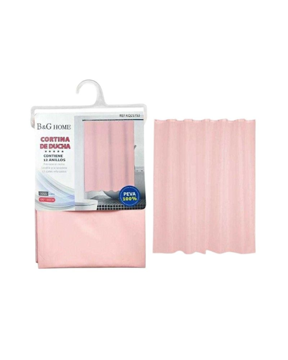 Κουρτίνα μπάνιου - Light Pink - 1.8x1.8m
