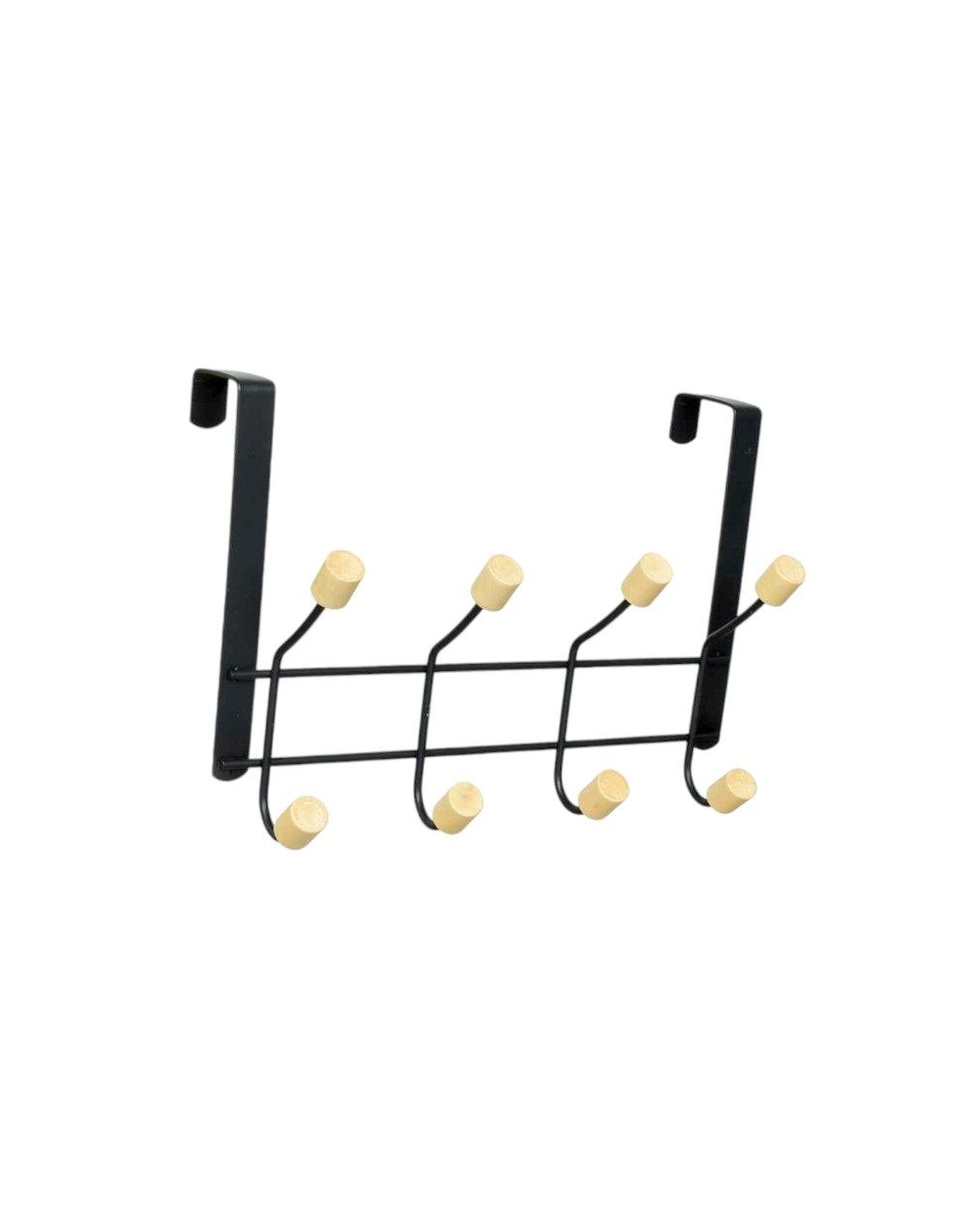 Μεταλλική κρεμάστρα πόρτας 4 θέσεων